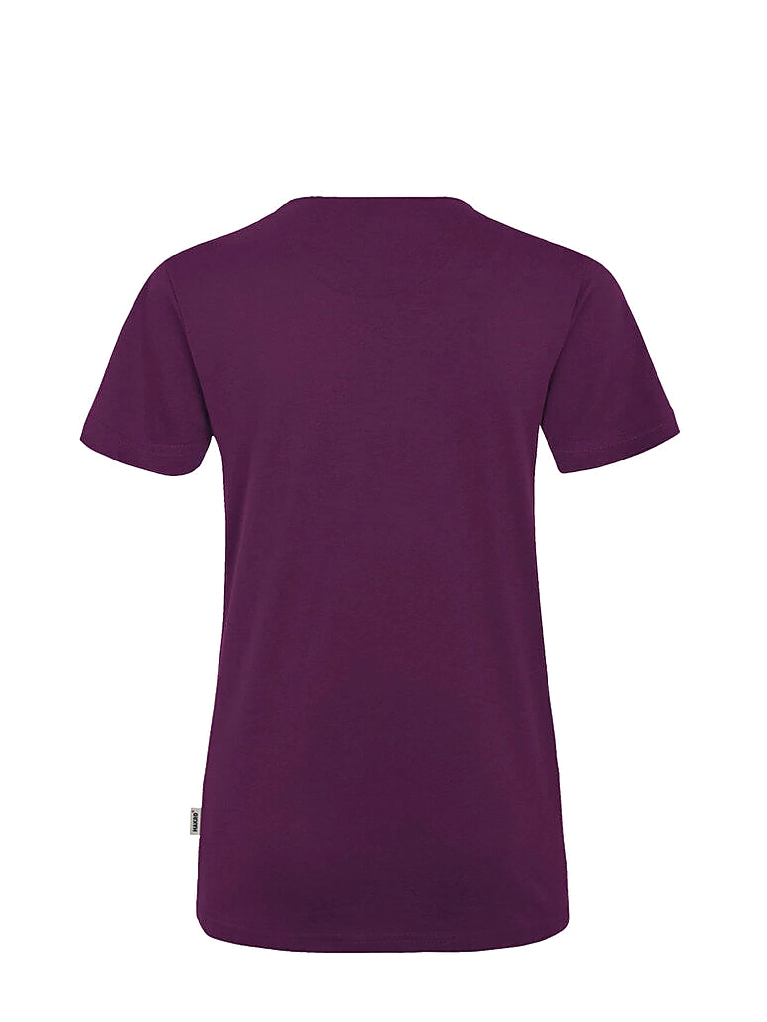 Performance Women V-Shirt Mikralinar® Aubergine by Hakro - ChefsCotton