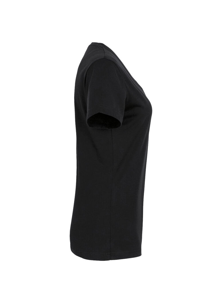 Performance Women V-Shirt Mikralinar® Black by Hakro -  ChefsCotton