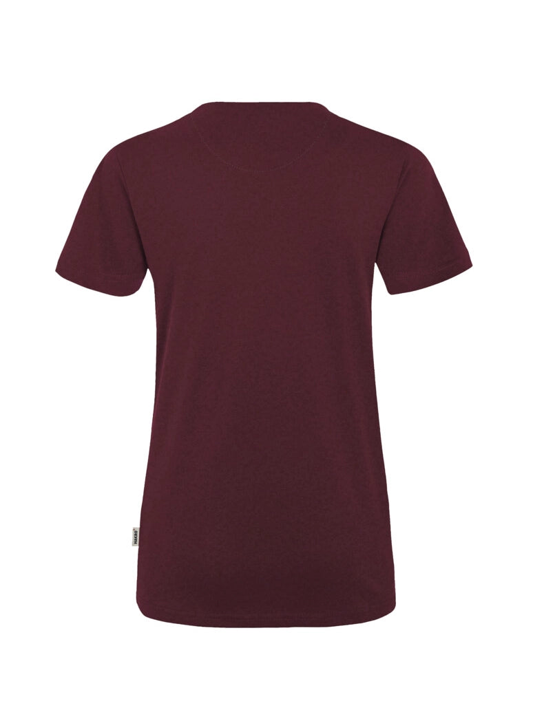Performance Women V-Shirt Mikralinar® Burgundy by Hakro -  ChefsCotton