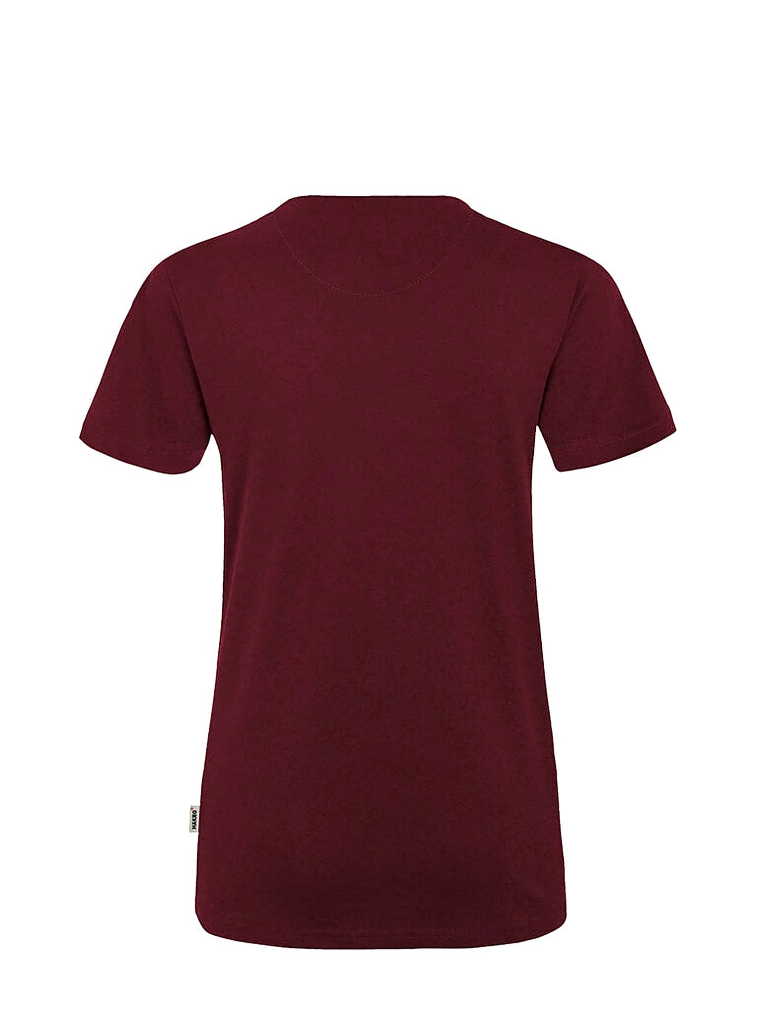 Performance Women V-Shirt Mikralinar® Burgundy by Hakro - ChefsCotton