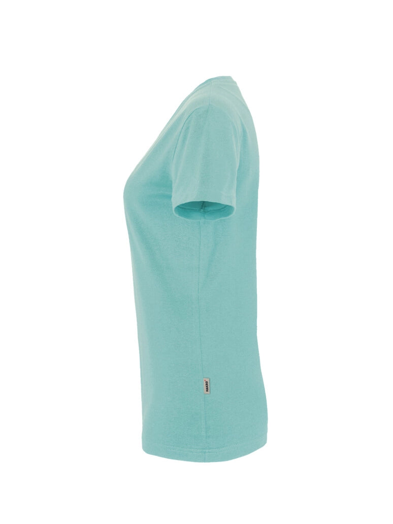 Performance Women V-Shirt Mikralinar® Ice Green by Hakro -  ChefsCotton