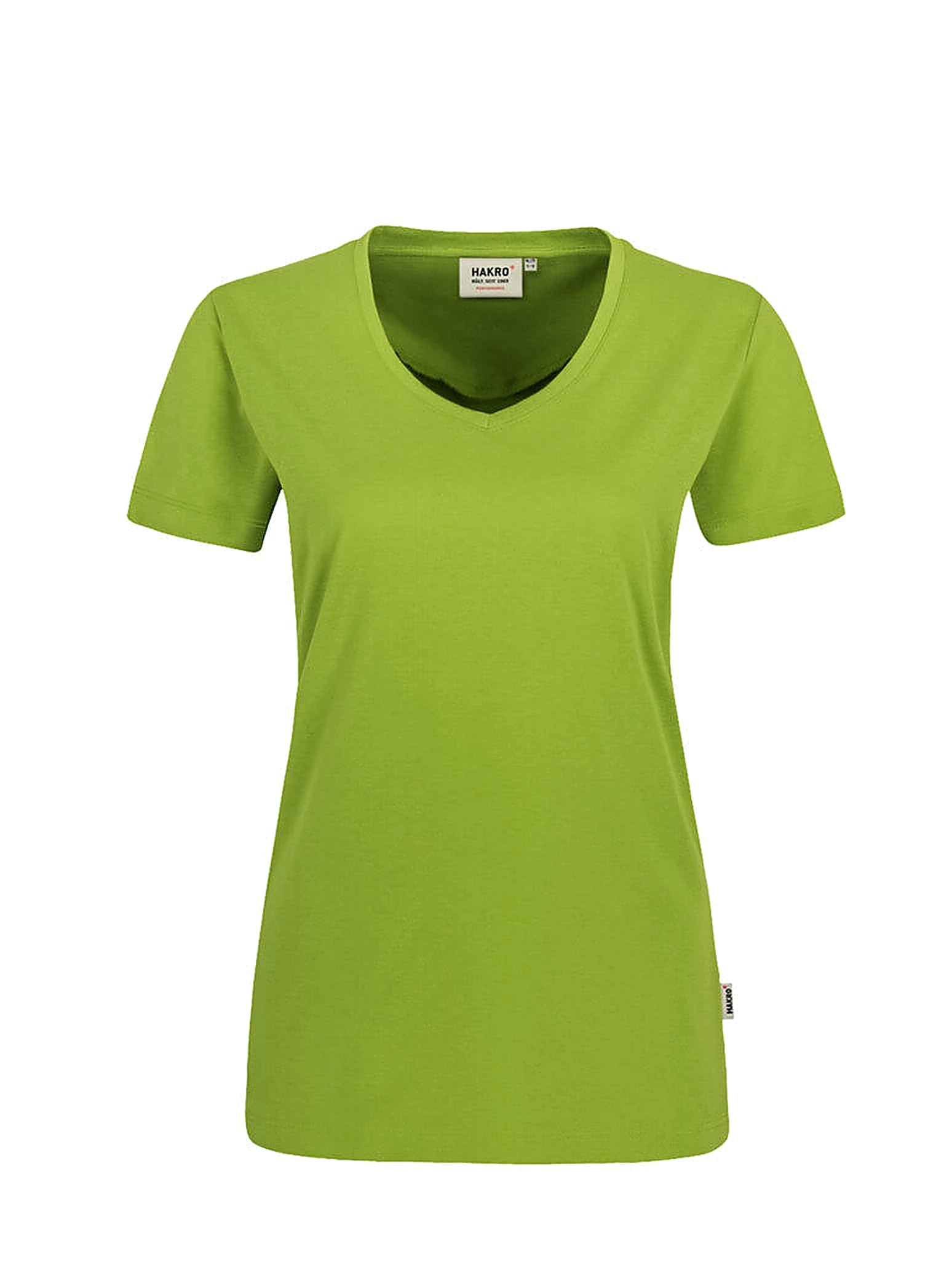 Performance Women V-Shirt Mikralinar® Kiwi by Hakro - ChefsCotton