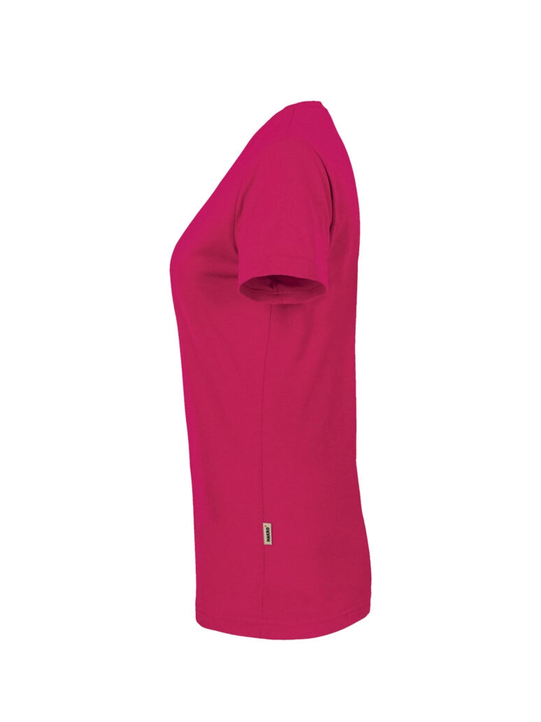 Performance Women V-Shirt Mikralinar® Magenta by Hakro -  ChefsCotton