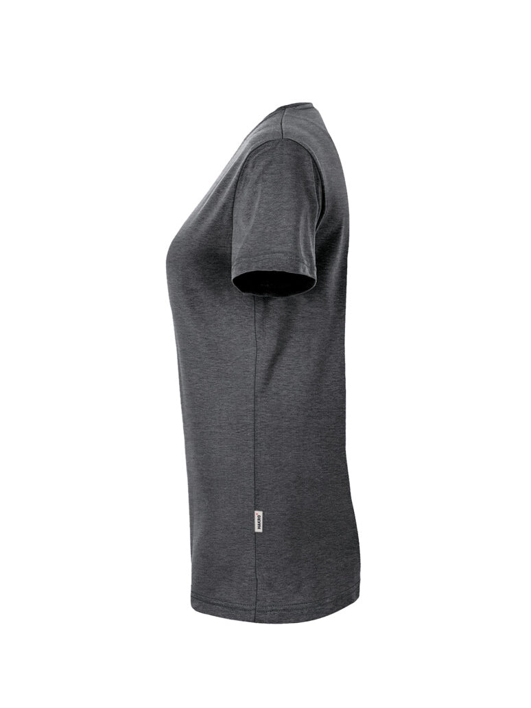 Performance Women V-Shirt Mikralinar® Mottled Anthracite by Hakro -  ChefsCotton