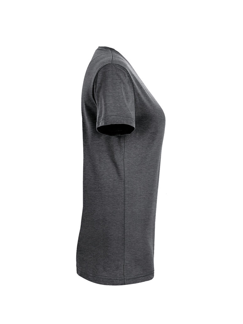 Performance Women V-Shirt Mikralinar® Mottled Anthracite by Hakro -  ChefsCotton