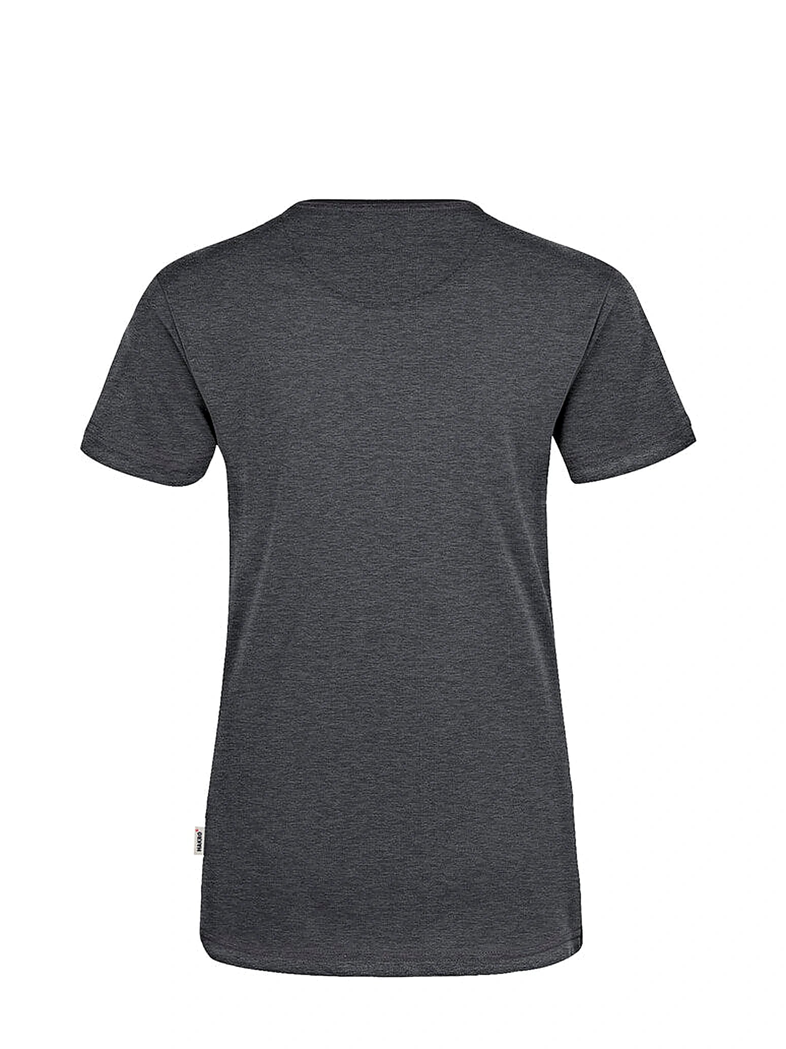 Performance Women V-Shirt Mikralinar® Mottled Anthracite by Hakro - ChefsCotton