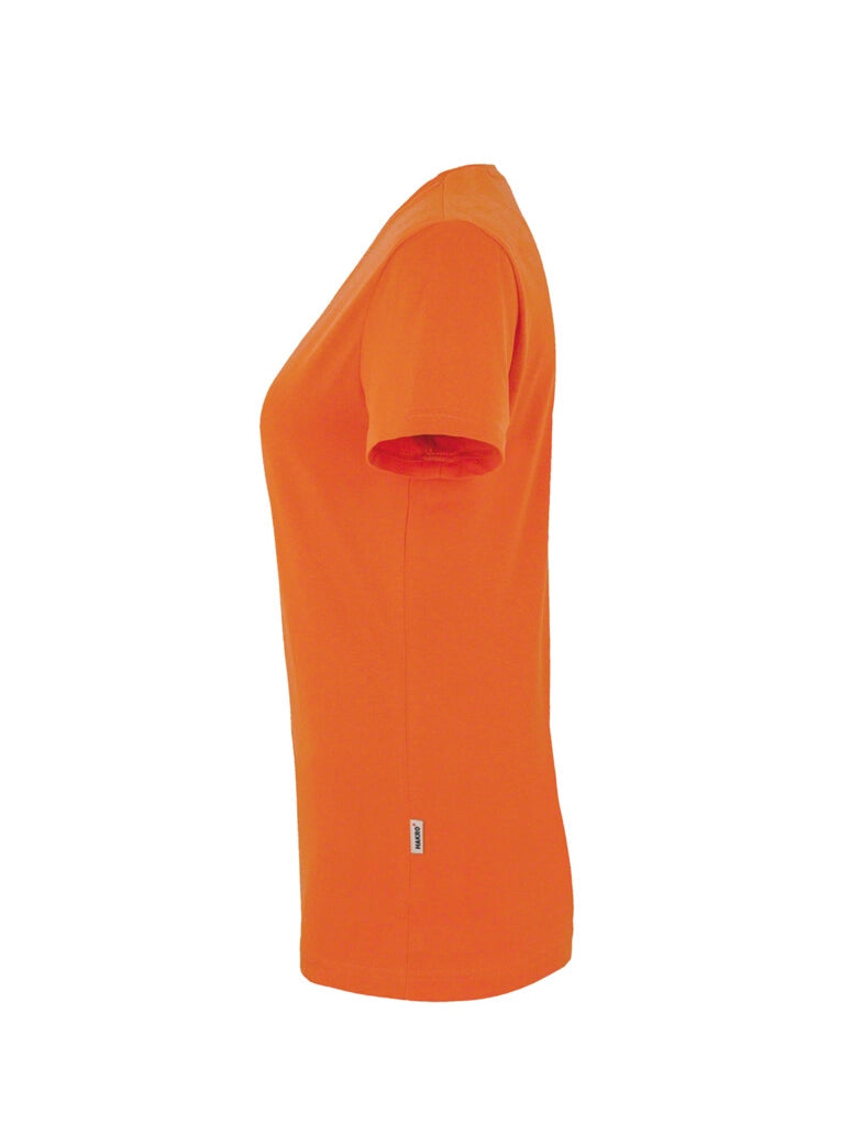 Performance Women V-Shirt Mikralinar® Orange by Hakro -  ChefsCotton