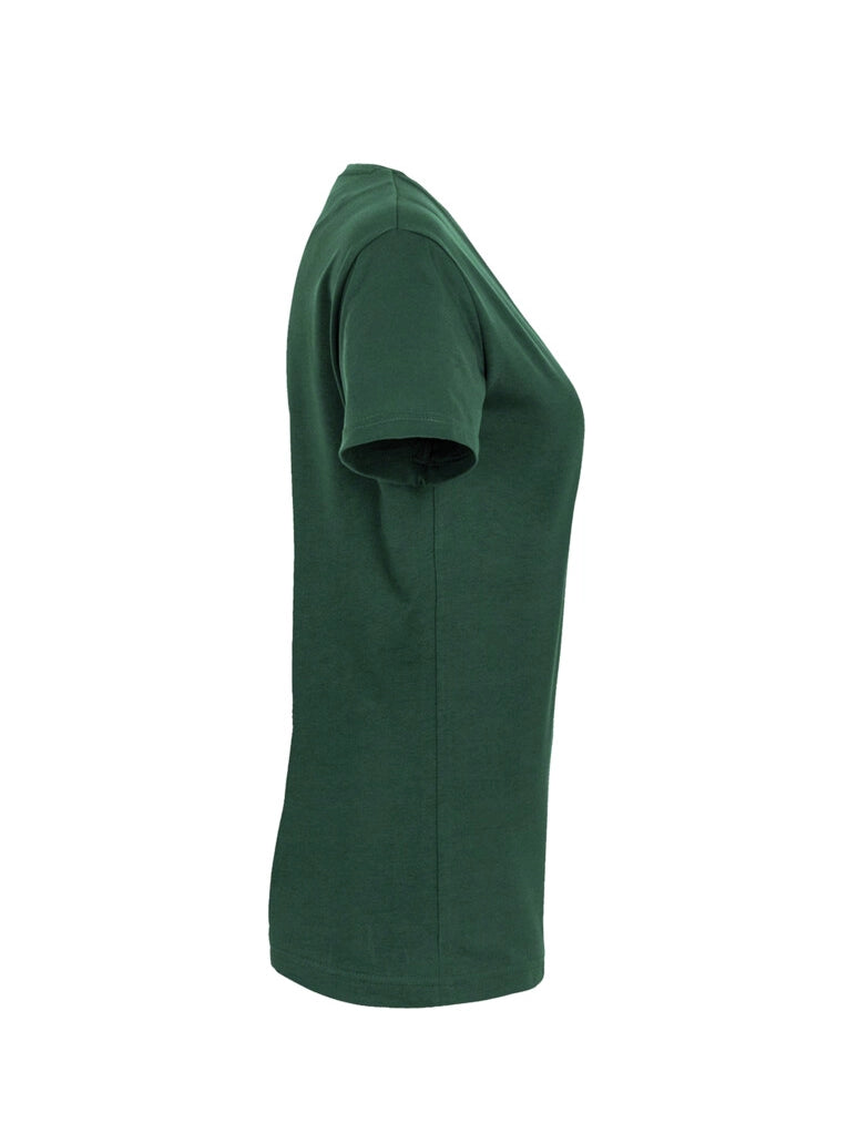 Performance Women V-Shirt Mikralinar® Pine Green by Hakro -  ChefsCotton
