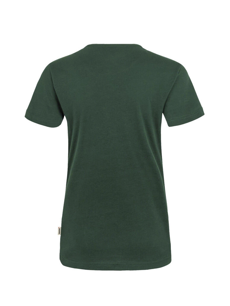 Performance Women V-Shirt Mikralinar® Pine Green by Hakro -  ChefsCotton