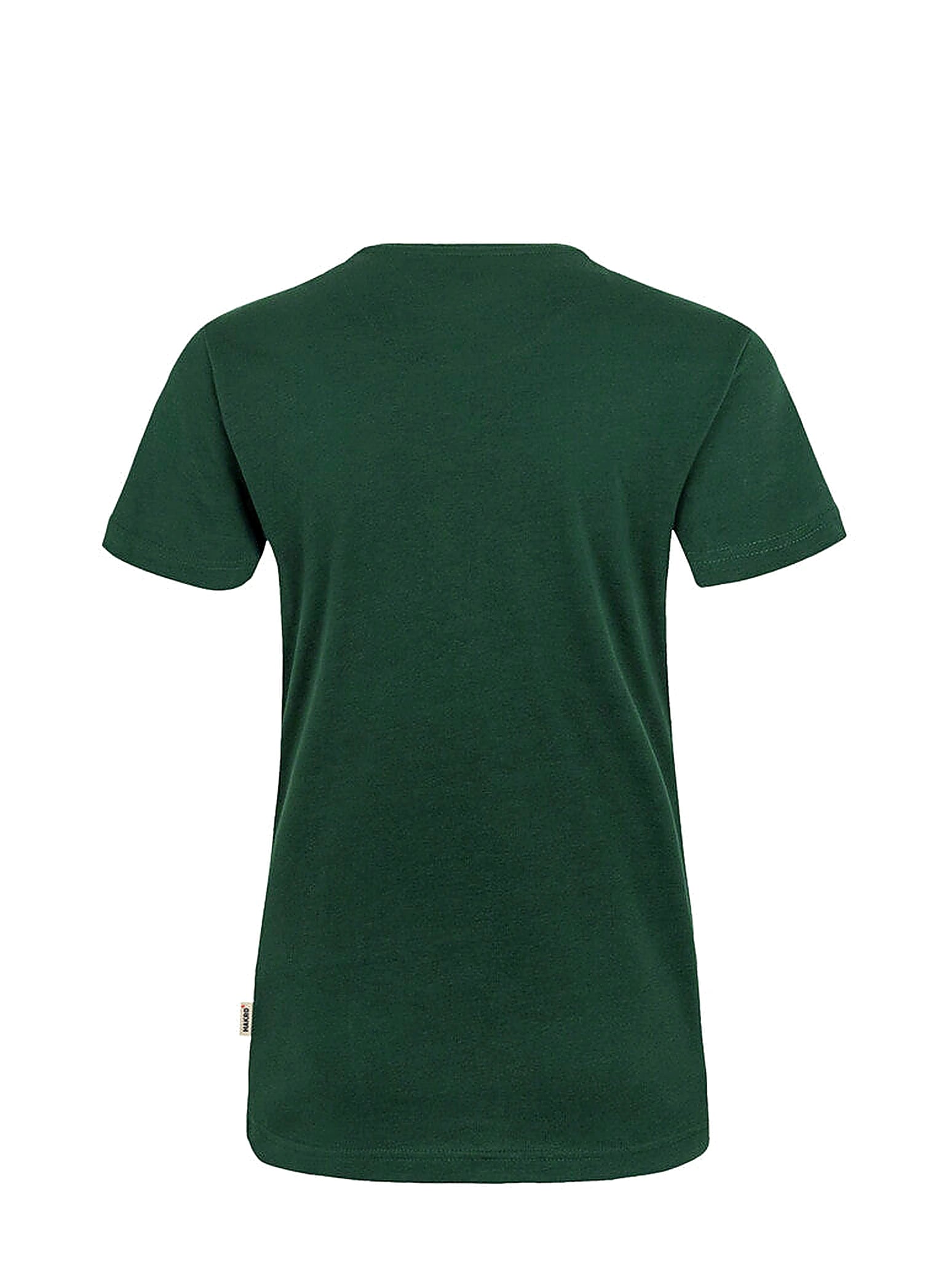 Performance Women V-Shirt Mikralinar® Pine Green by Hakro - ChefsCotton