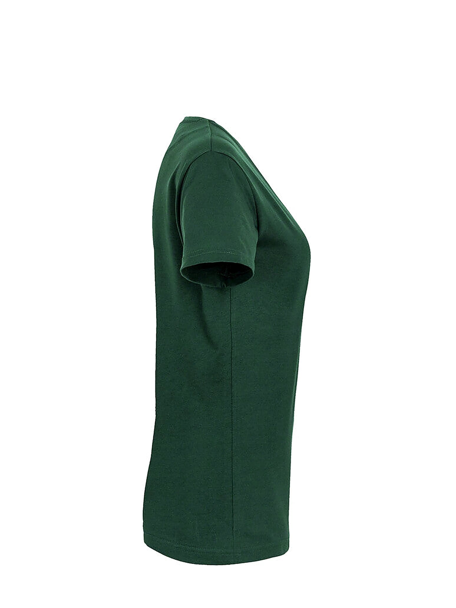 Performance Women V-Shirt Mikralinar® Pine Green by Hakro - ChefsCotton