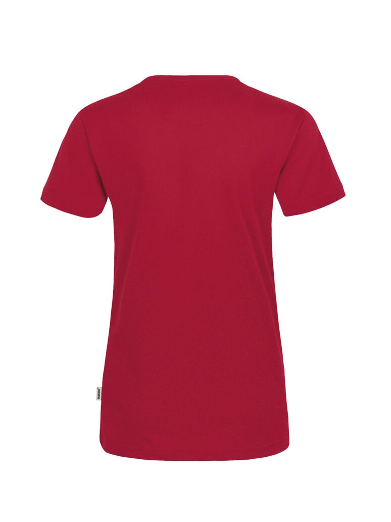 Performance Women V-Shirt Mikralinar® Red by Hakro -  ChefsCotton