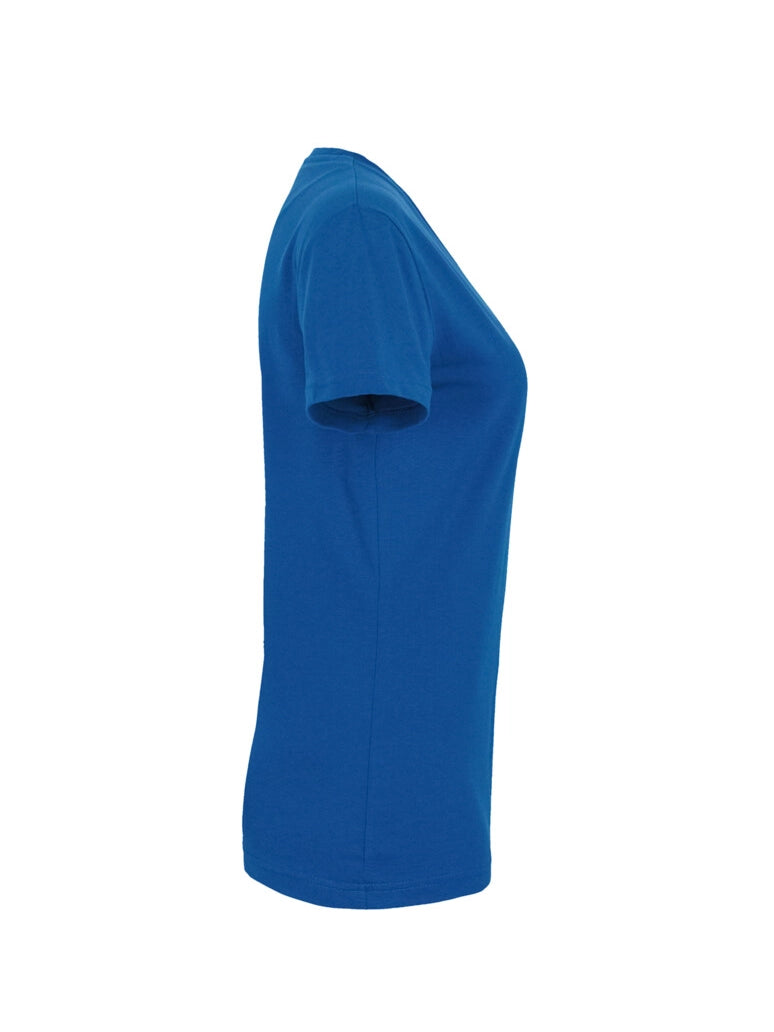 Performance Women V-Shirt Mikralinar® Royal blue by Hakro -  ChefsCotton