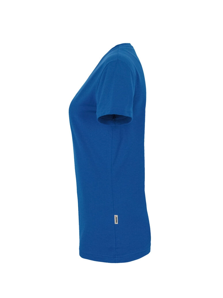 Performance Women V-Shirt Mikralinar® Royal blue by Hakro -  ChefsCotton