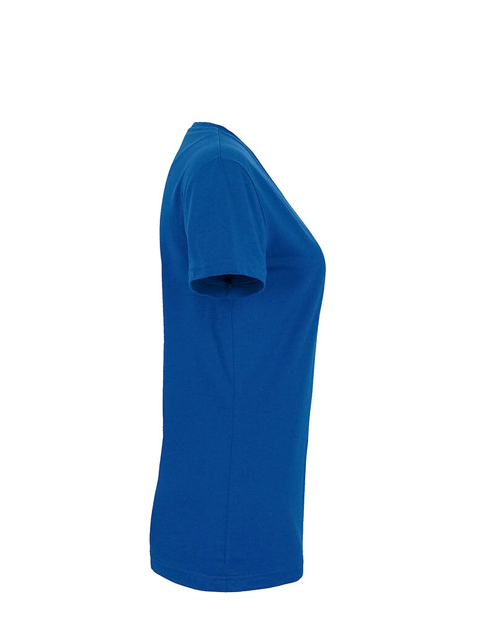 Performance Women V-Shirt Mikralinar® Royal blue by Hakro - ChefsCotton