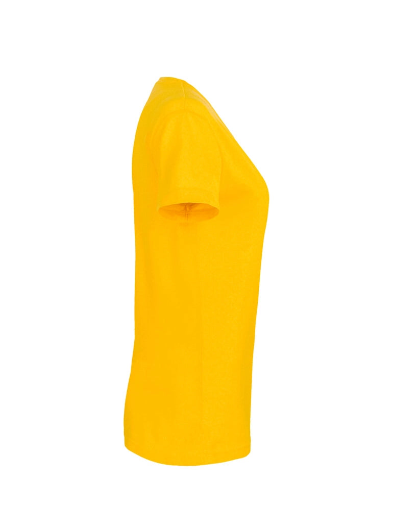 Performance Women V-Shirt Mikralinar® Sun Yellow by Hakro -  ChefsCotton