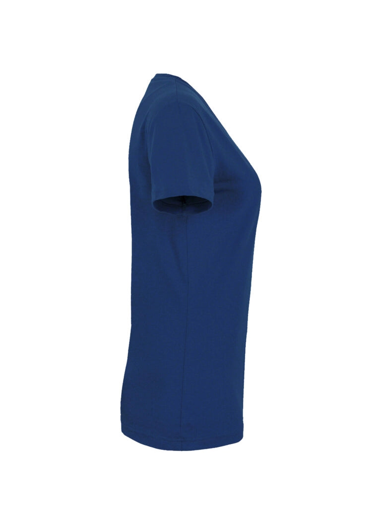 Performance Women V-Shirt Mikralinar® Ultramarine Blue by Hakro -  ChefsCotton