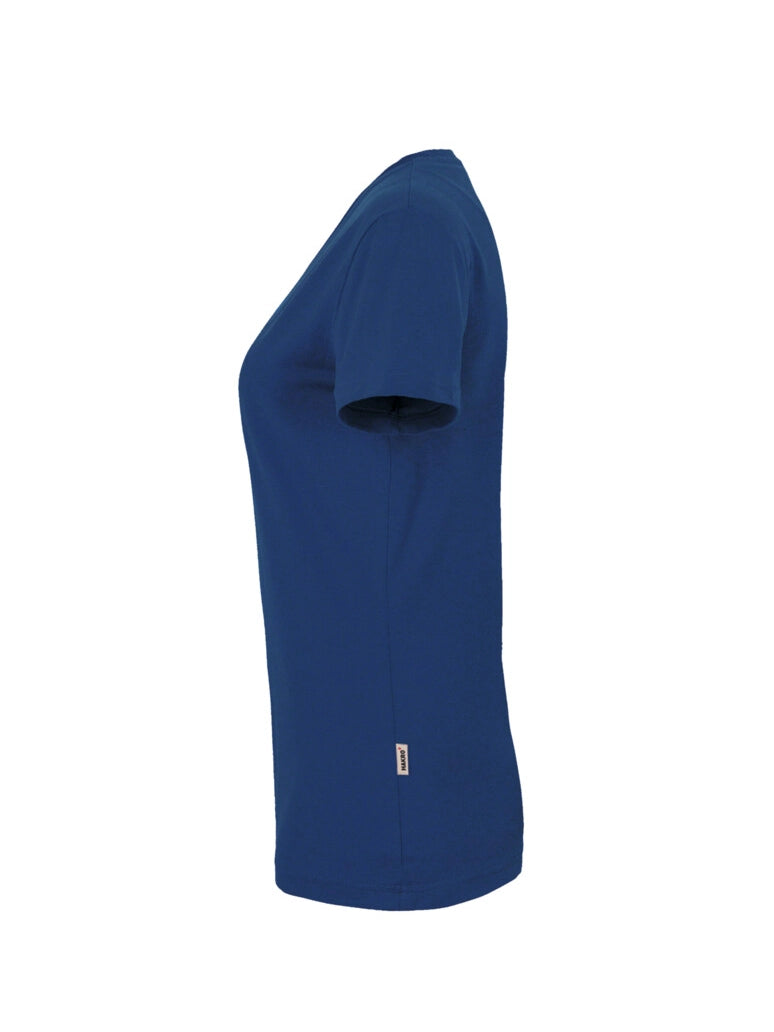 Performance Women V-Shirt Mikralinar® Ultramarine Blue by Hakro -  ChefsCotton