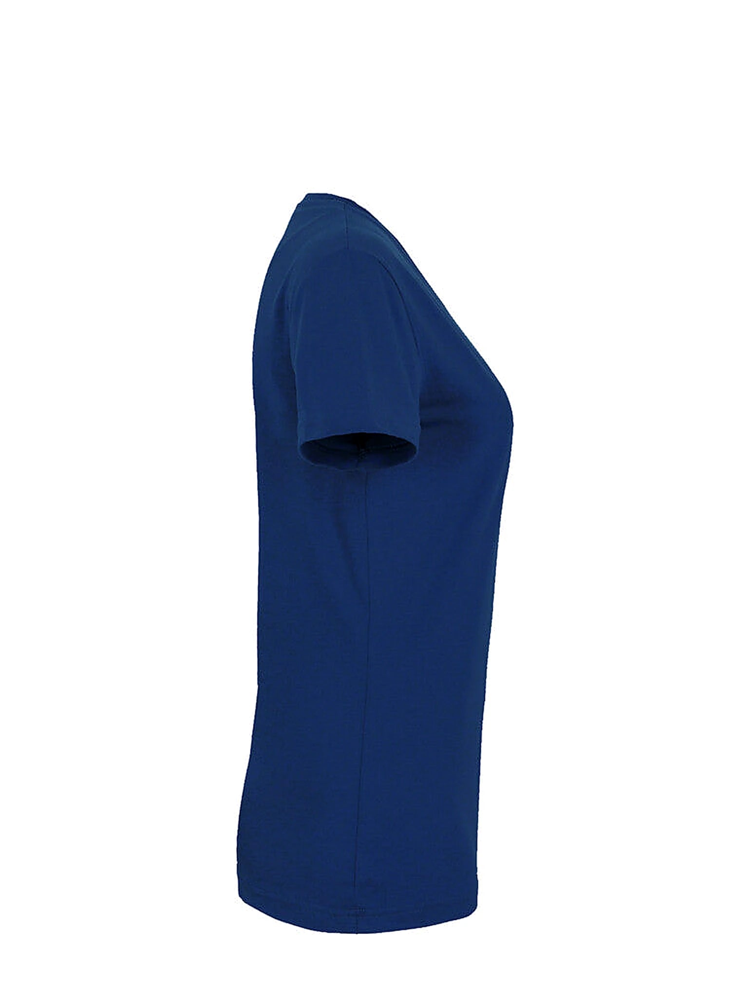 Performance Women V-Shirt Mikralinar® Ultramarine Blue by Hakro - ChefsCotton