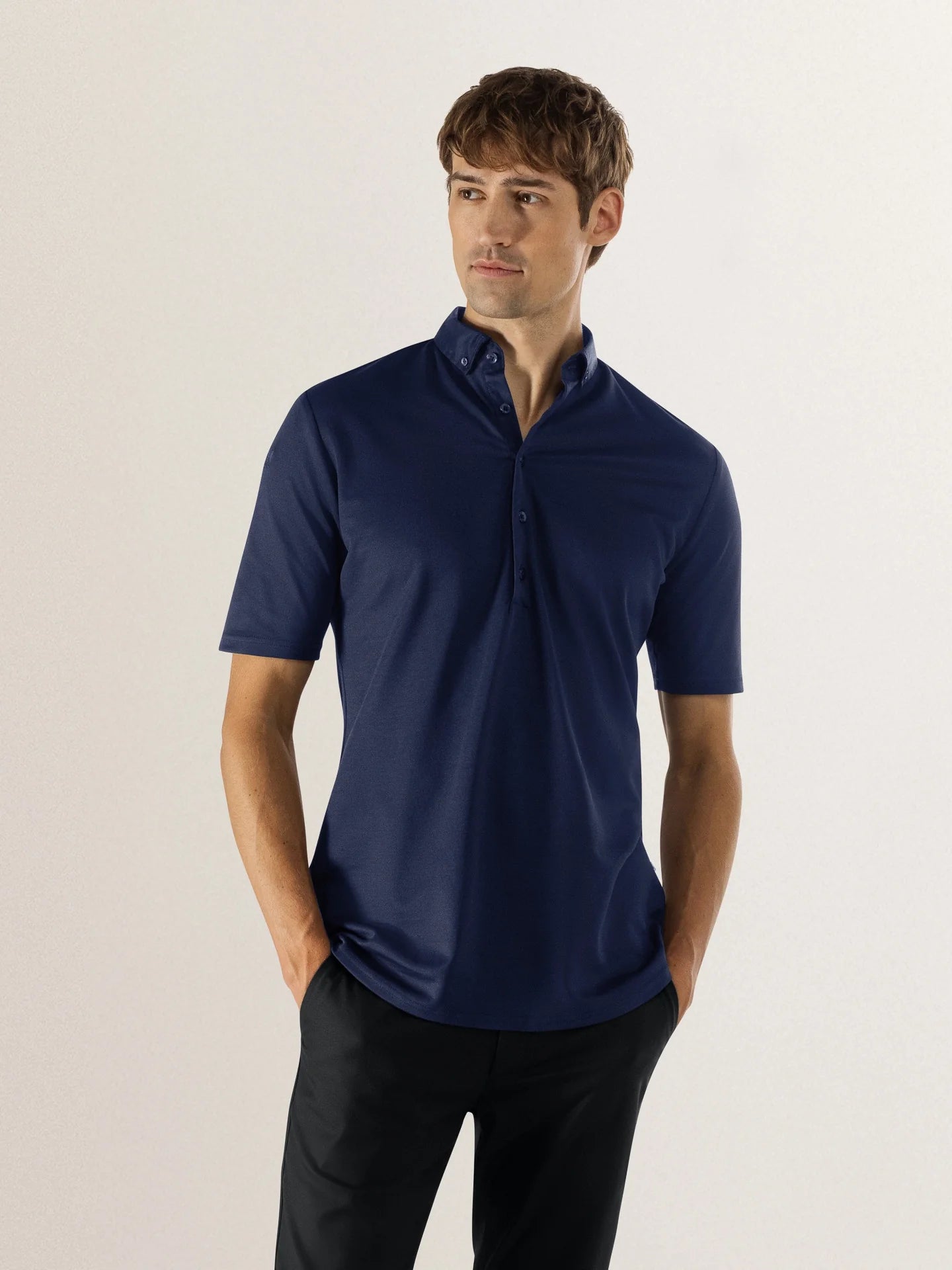 Polo Matteo Patriot Blue by Le Nouveau Chef - ChefsCotton