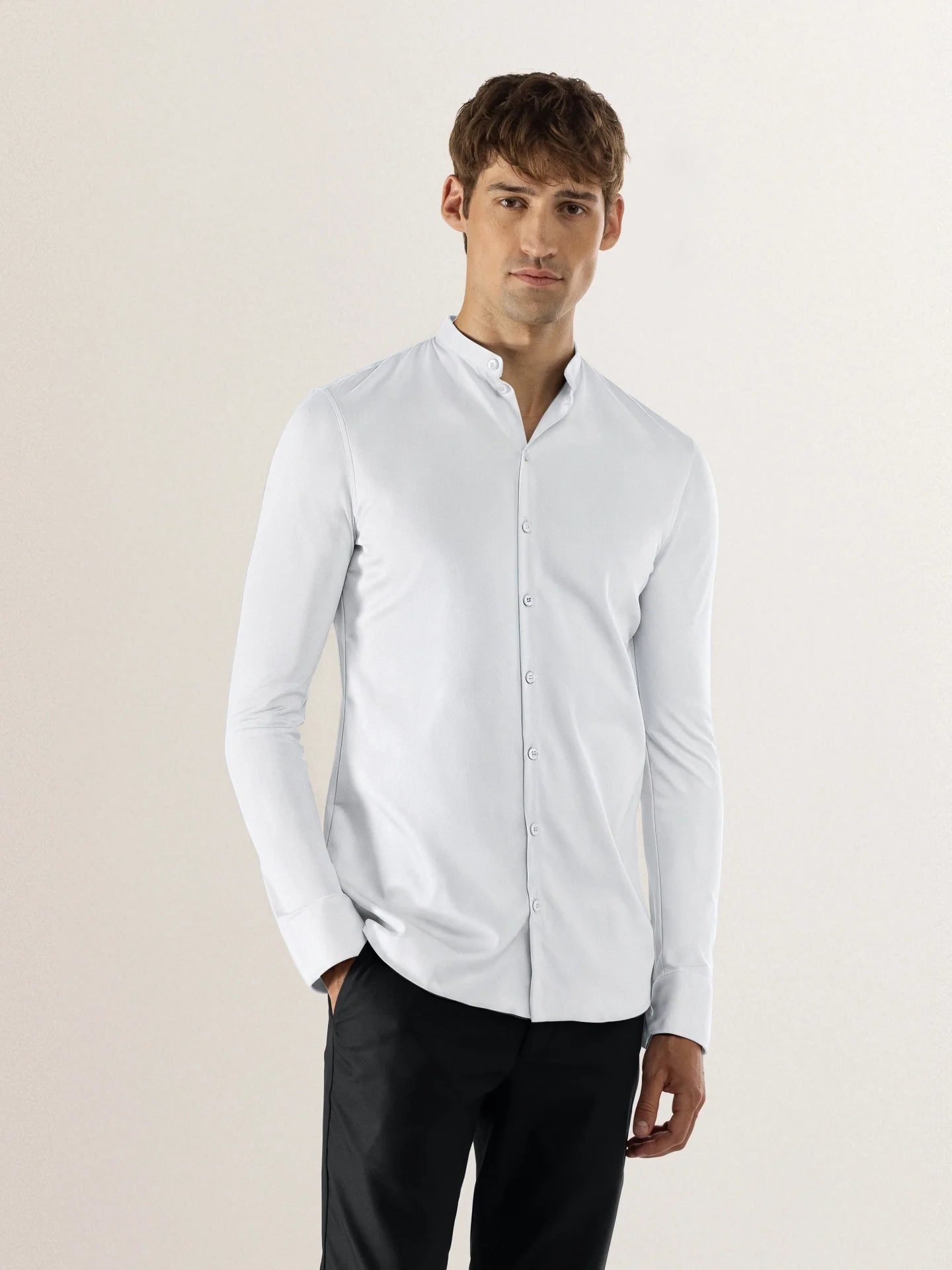 Service Shirt Lucas White by Le Nouveau Chef - ChefsCotton