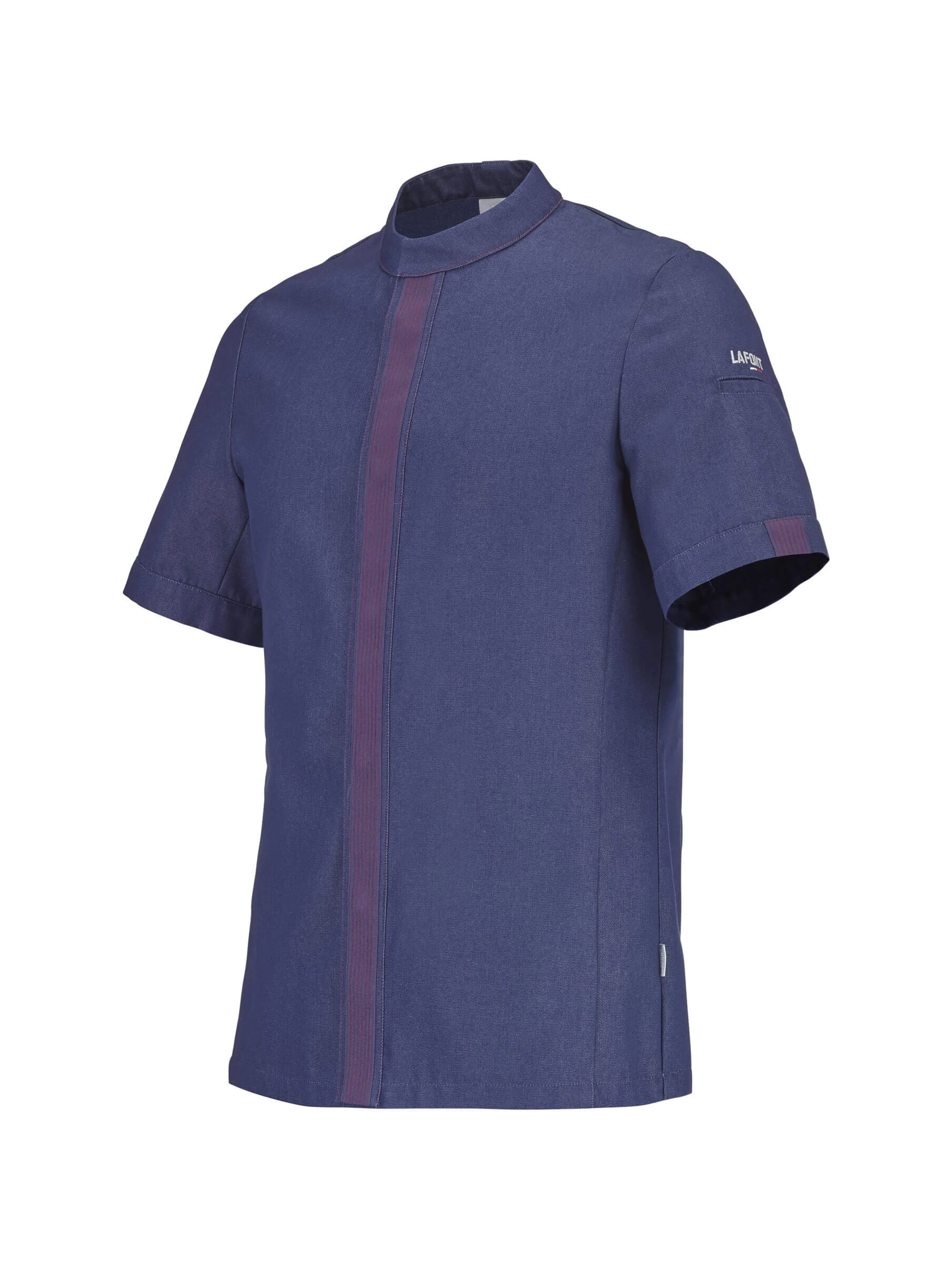 Short-Sleeved Chef Jacket Gombo Navy by LaFont ChefsCotton