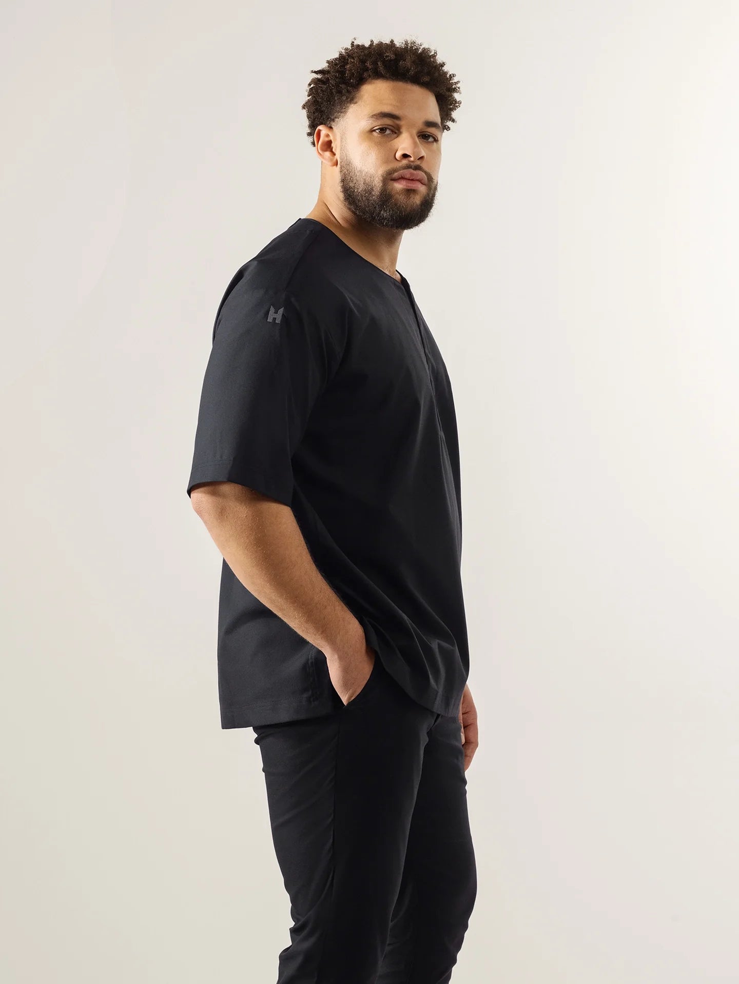 T-shirt Norian Black by Le Nouveau Chef -  ChefsCotton