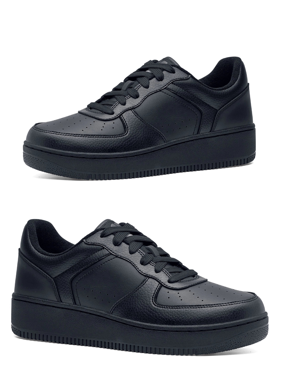 Unisex Kitchen Shoe Holcombe Black by Shoes For Crews - ChefsCotton