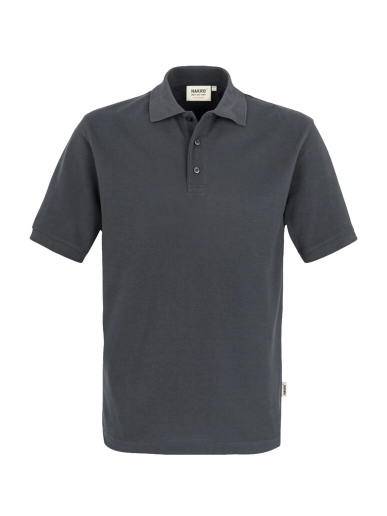 Unisex Polo Performance Mikralinar® Anthracite by Hakro -  ChefsCotton