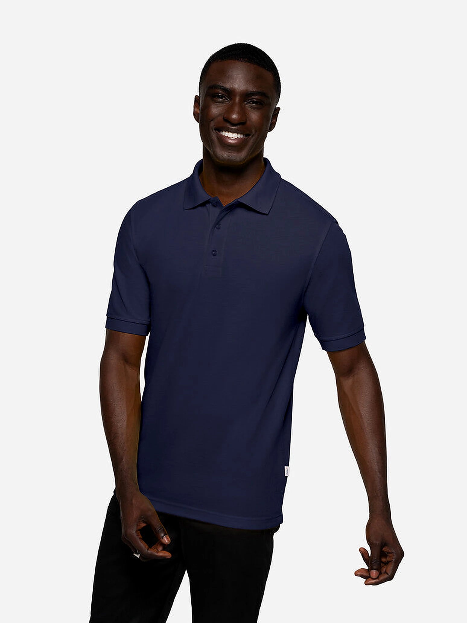 Unisex Polo Performance Mikralinar® Ink by Hakro - ChefsCotton