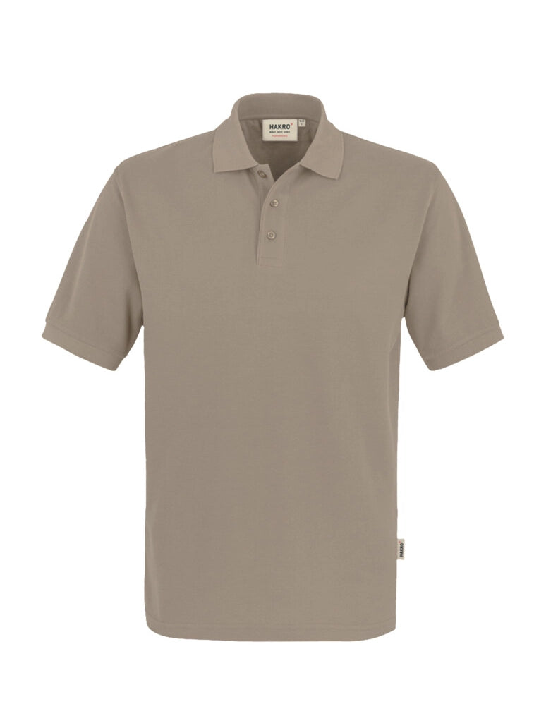 Unisex Polo Performance Mikralinar® Khaki by Hakro -  ChefsCotton