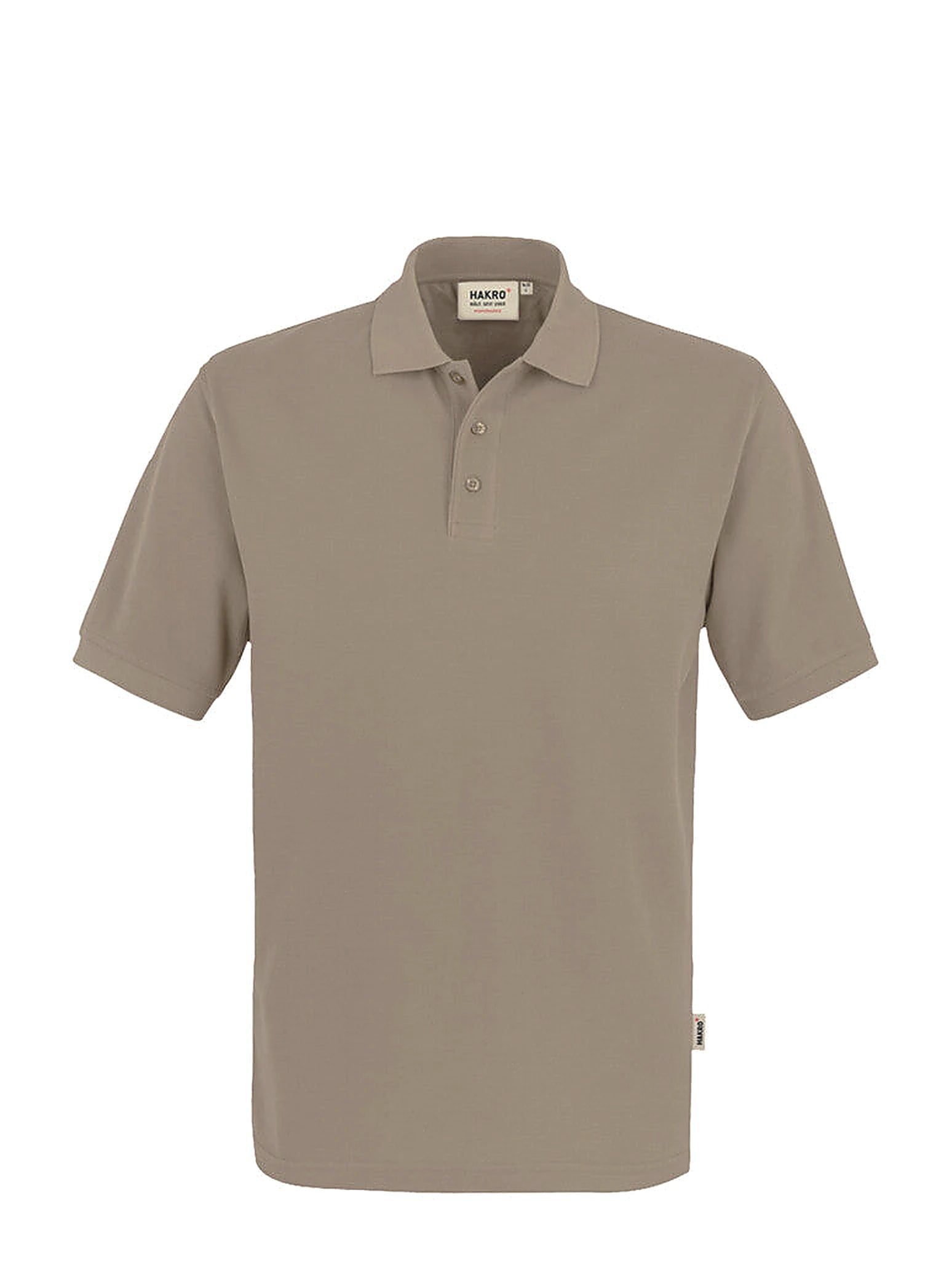 Unisex Polo Performance Mikralinar® Khaki by Hakro - ChefsCotton