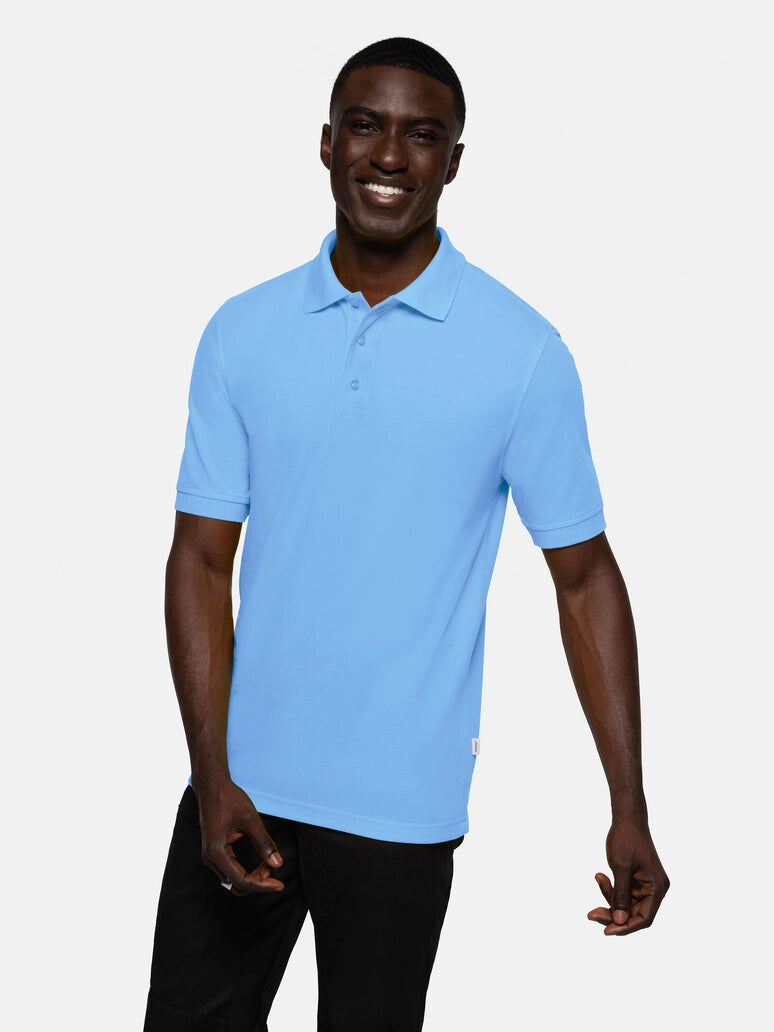 Unisex Polo Performance Mikralinar® Malibu Blue