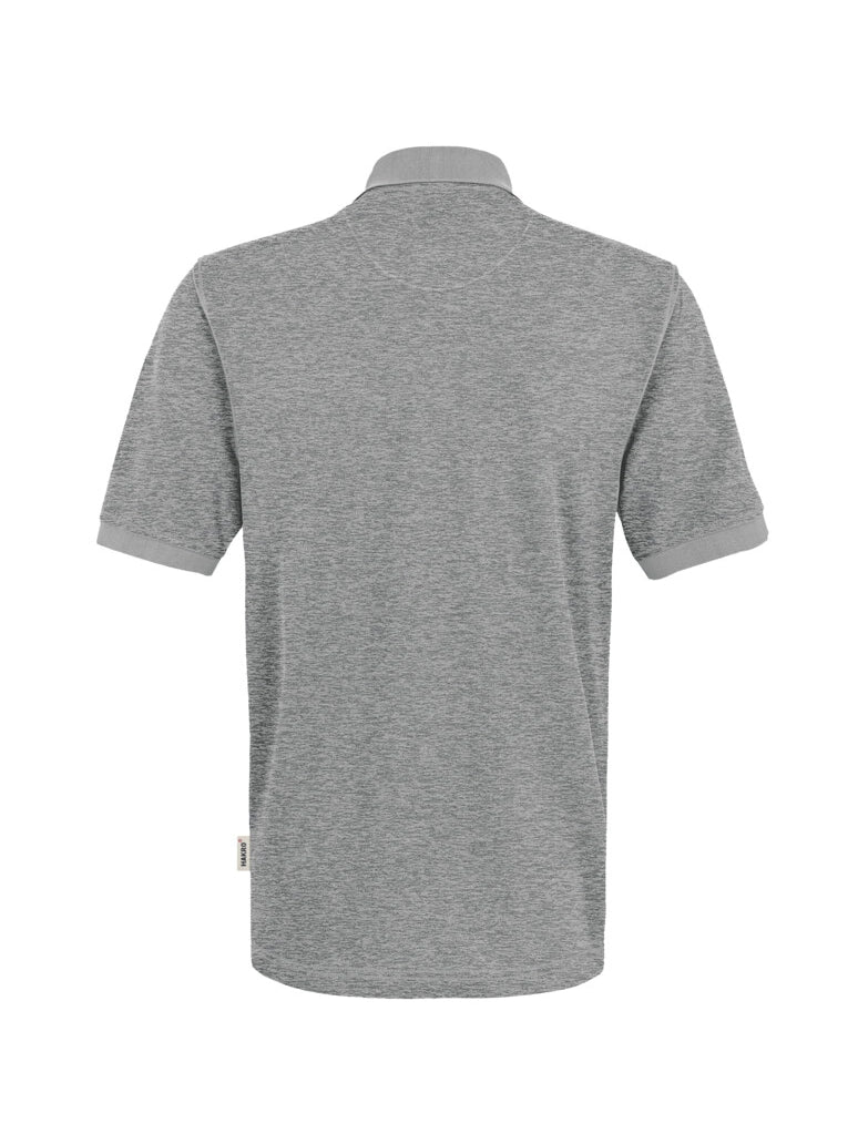 Unisex Polo Performance Mikralinar® Mottled Grey by Hakro -  ChefsCotton