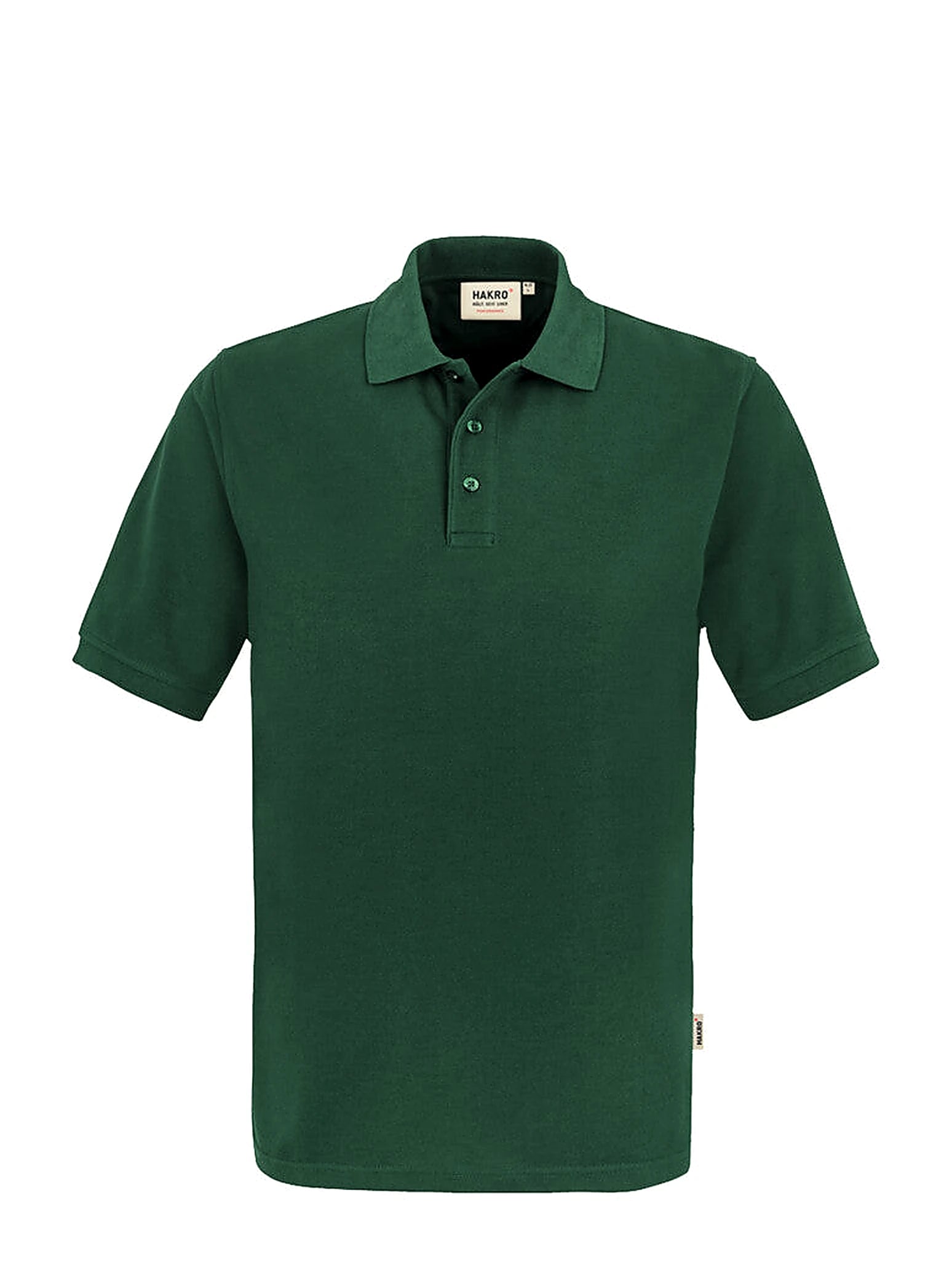 Unisex Polo Performance Mikralinar® Pine Green by Hakro - ChefsCotton