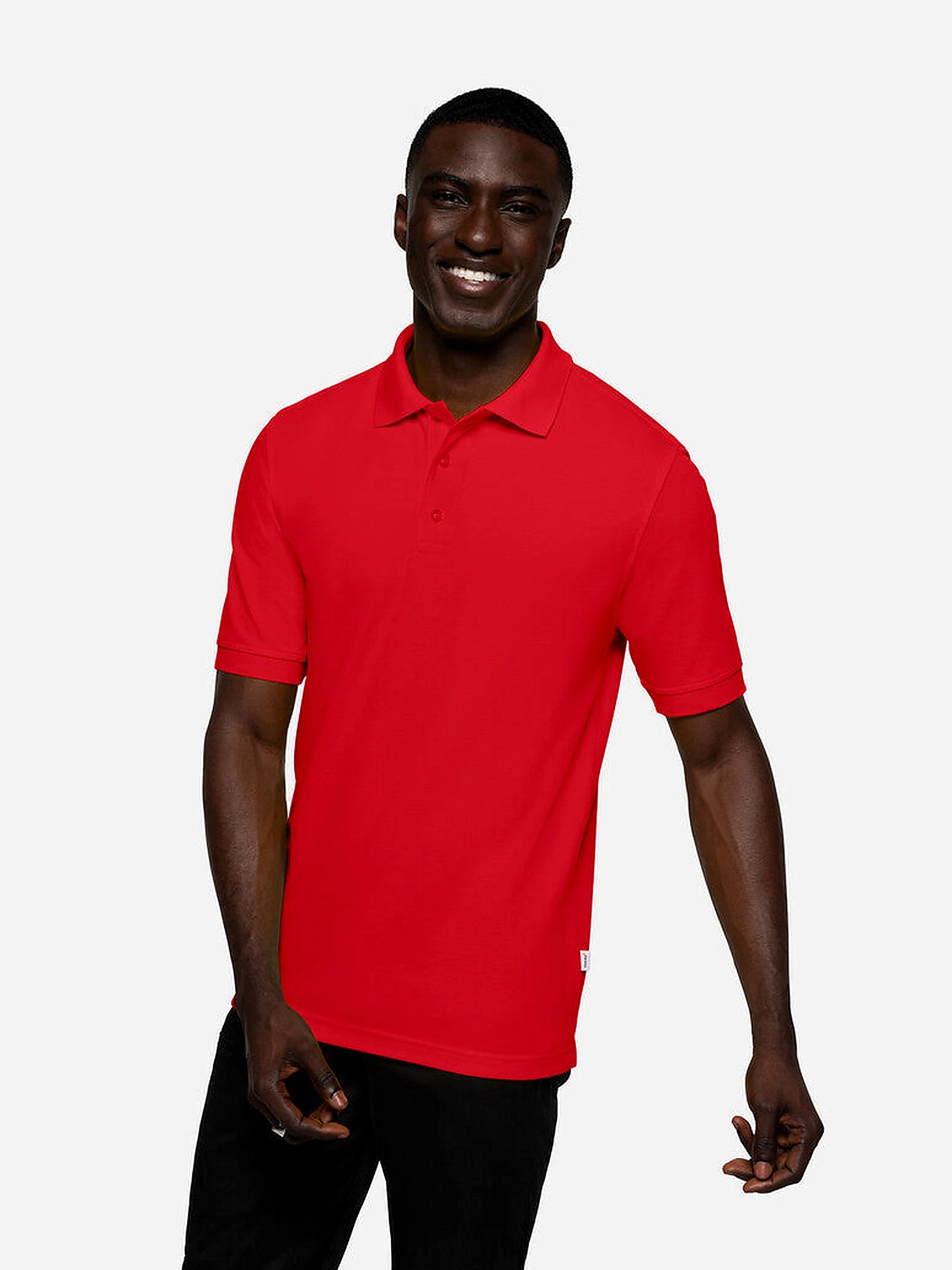 Unisex Polo Performance Mikralinar® Red by Hakro - ChefsCotton