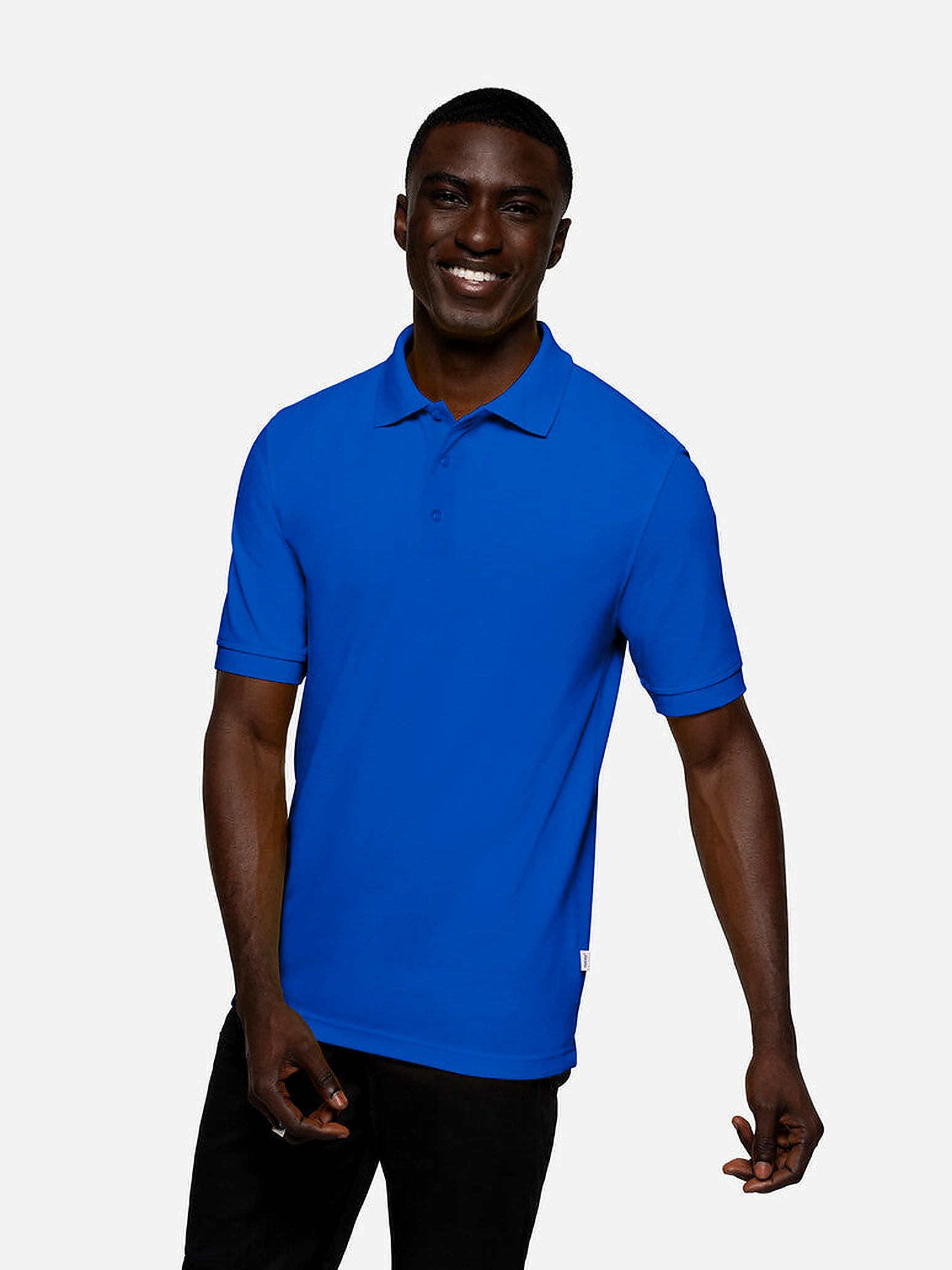 Unisex Polo Performance Mikralinar® Royal Blue by Hakro - ChefsCotton