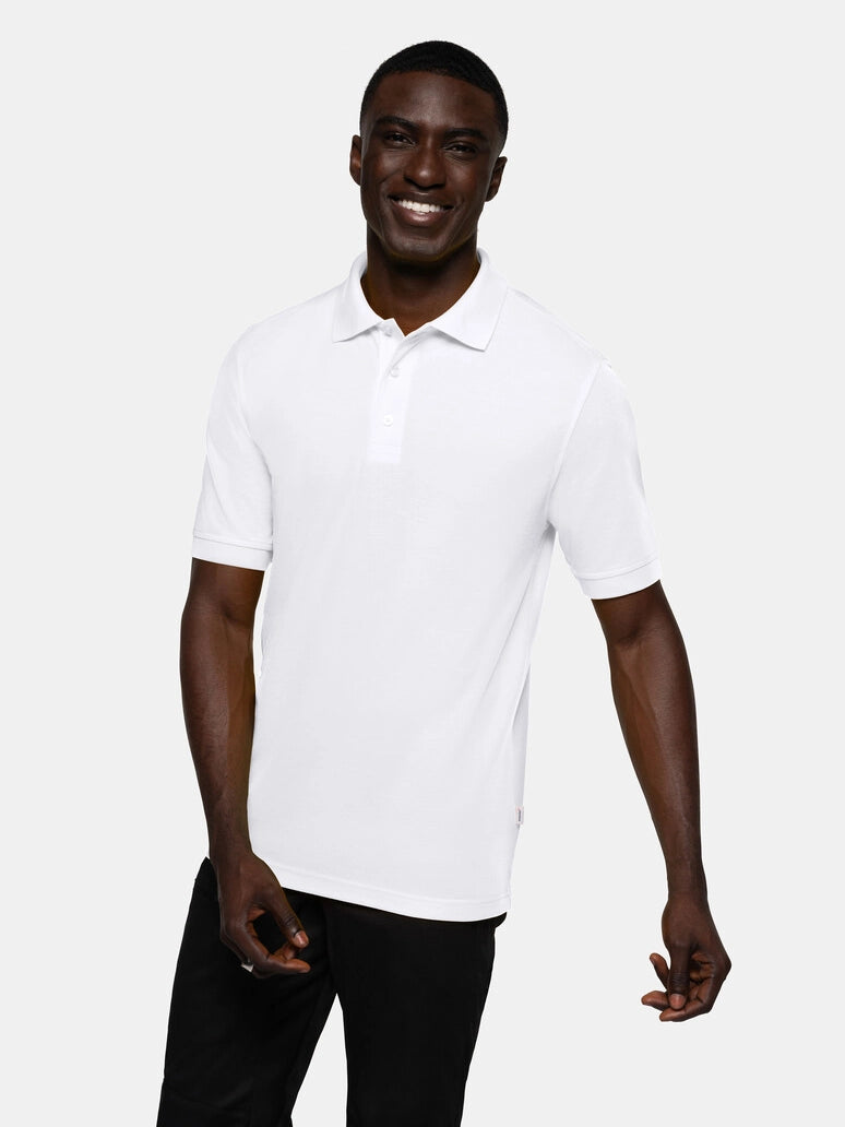 Unisex Polo Performance Mikralinar® White