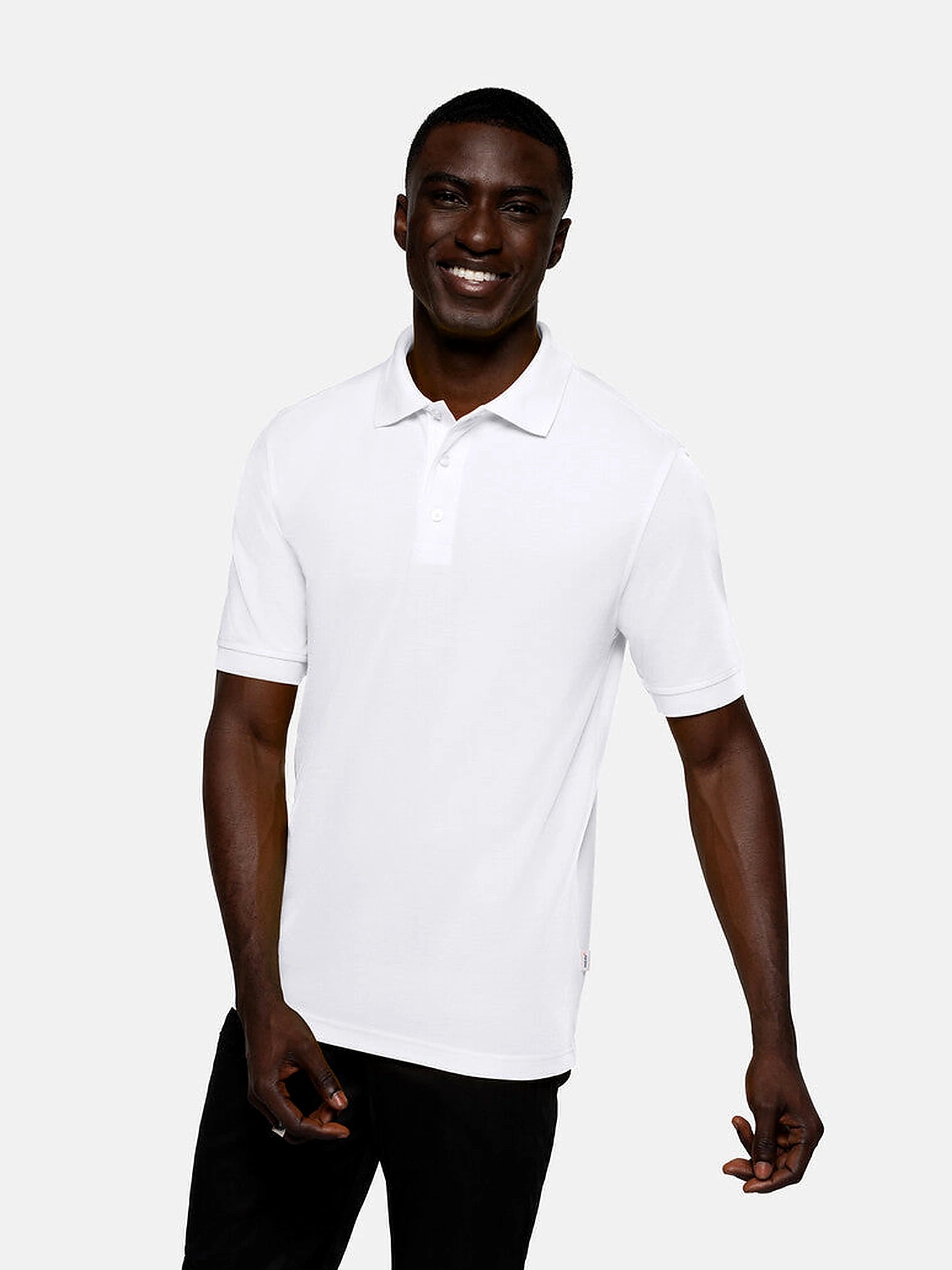 Unisex Polo Performance Mikralinar® White by Hakro - ChefsCotton