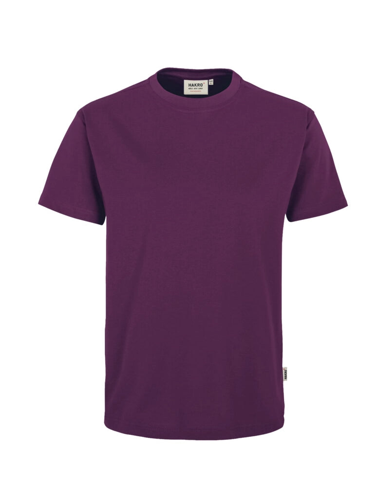 Unisex T-Shirt Performance Mikralinar® Aubergine by Hakro -  ChefsCotton