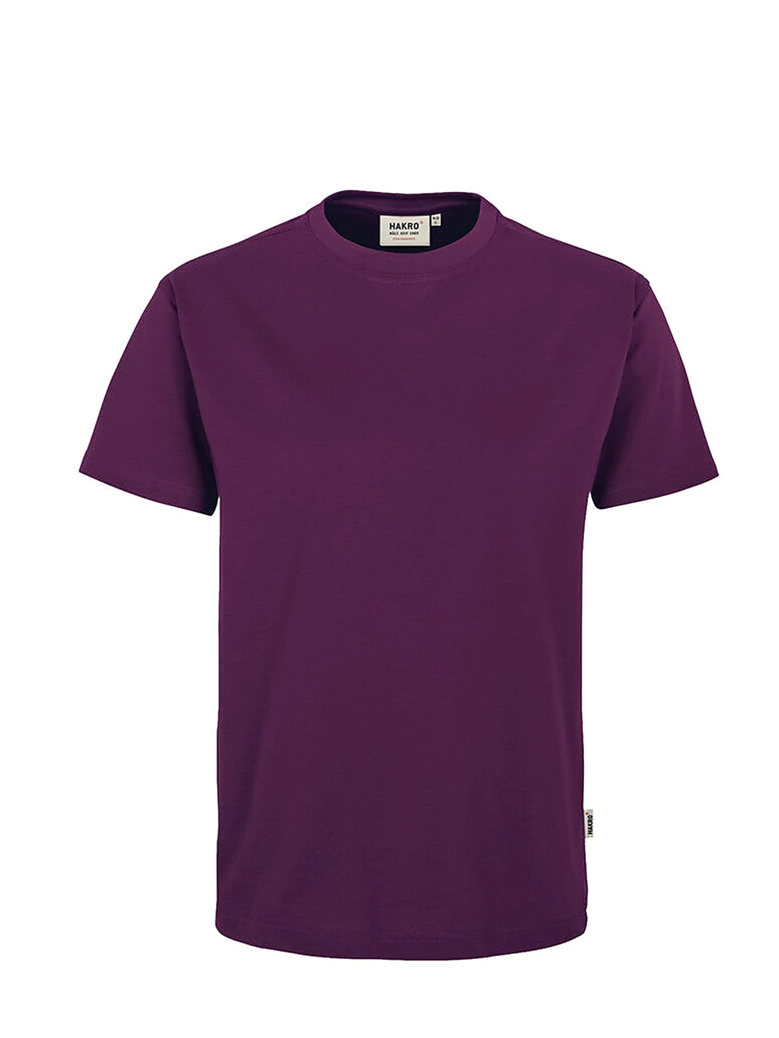 Unisex T-Shirt Performance Mikralinar® Aubergine by Hakro - ChefsCotton