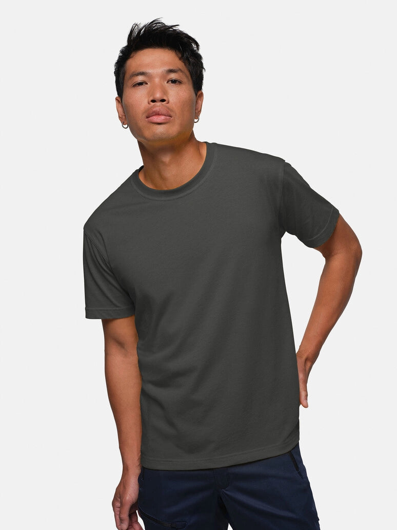 Unisex T-Shirt Performance Mikralinar® Carbon Grey by Hakro -  ChefsCotton