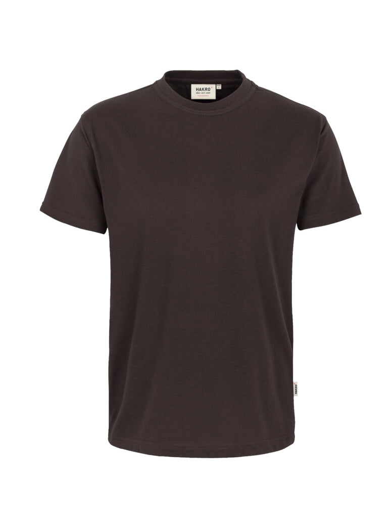 Unisex T-Shirt Performance Mikralinar® Chocolate by Hakro -  ChefsCotton