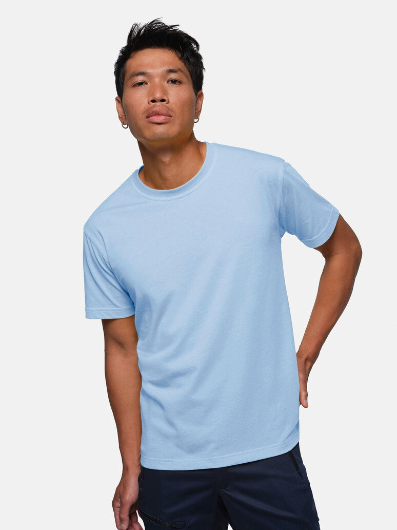 Unisex T-Shirt Performance Mikralinar® Ice Blue by Hakro -  ChefsCotton