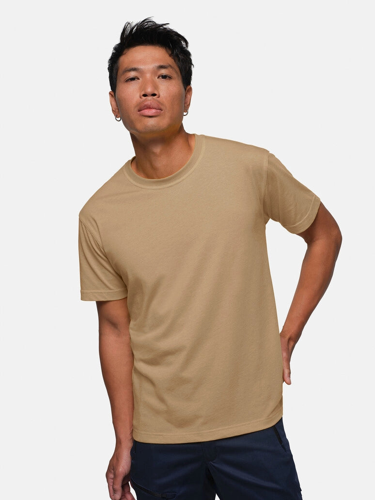 Unisex T-Shirt Performance Mikralinar® Khaki by Hakro -  ChefsCotton