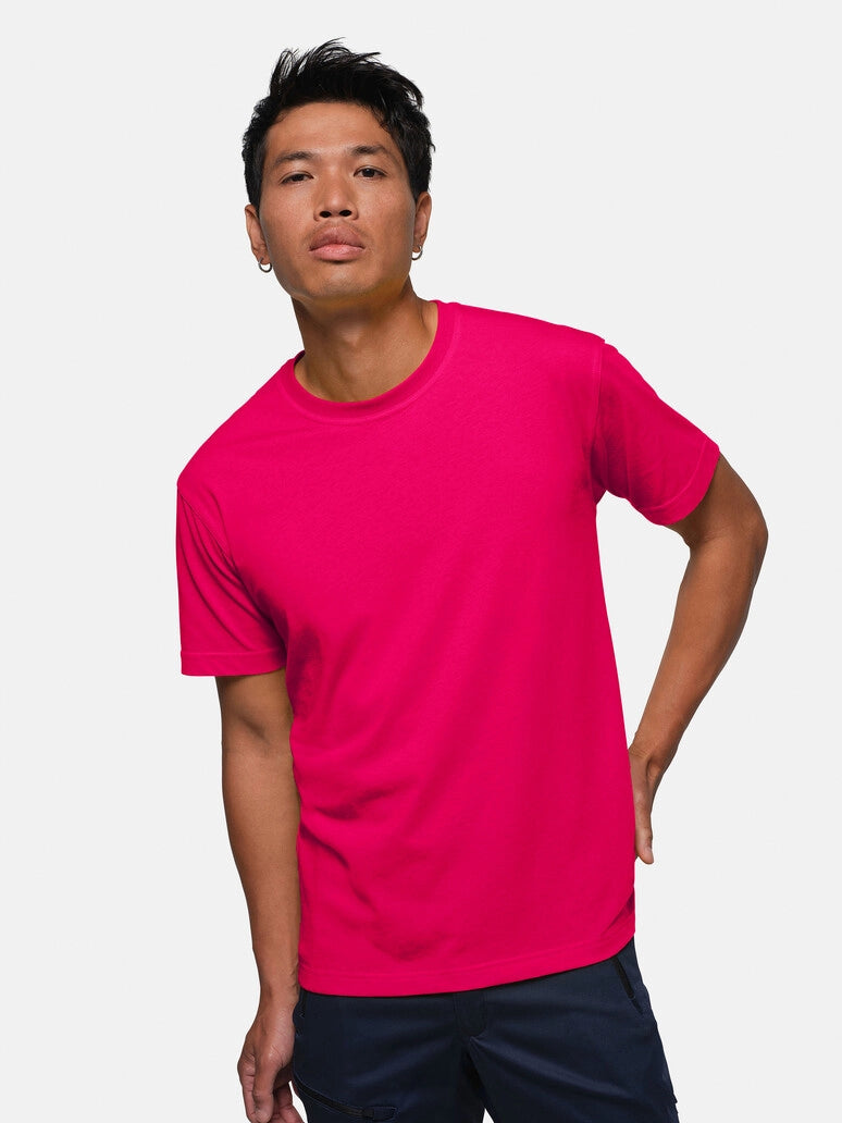 Unisex T-Shirt Performance Mikralinar® Magenta by Hakro -  ChefsCotton