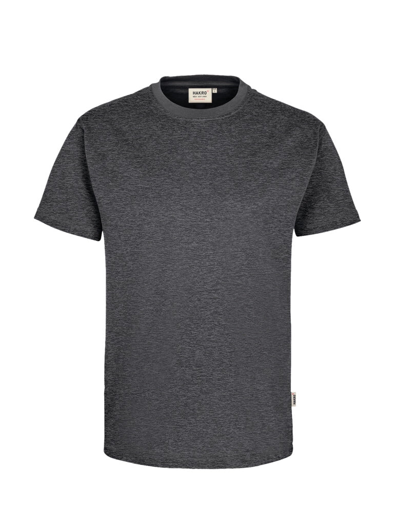 Unisex T-Shirt Performance Mikralinar® Mottled Anthracite by Hakro -  ChefsCotton