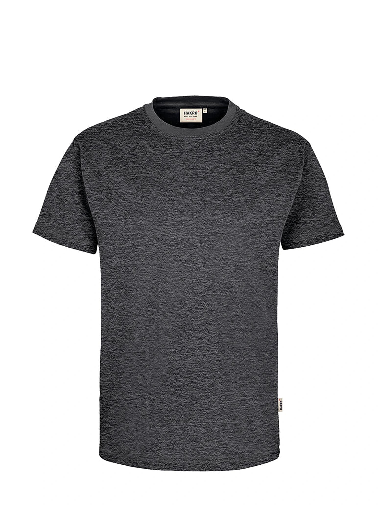 Unisex T-Shirt Performance Mikralinar® Mottled Anthracite by Hakro - ChefsCotton