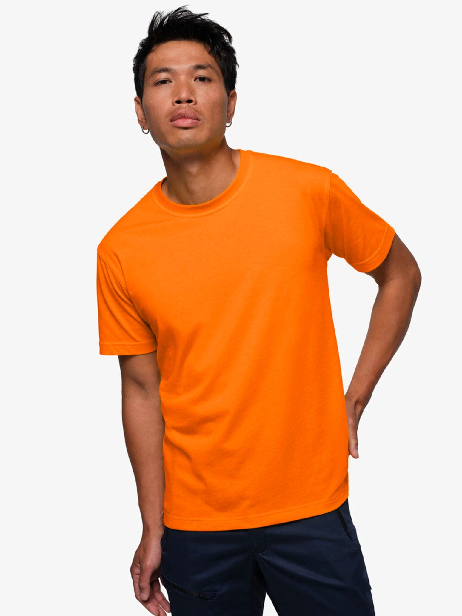 Performance Unisex T-Shirt Mikralinar® Orange by Hakro - ChefsCotton