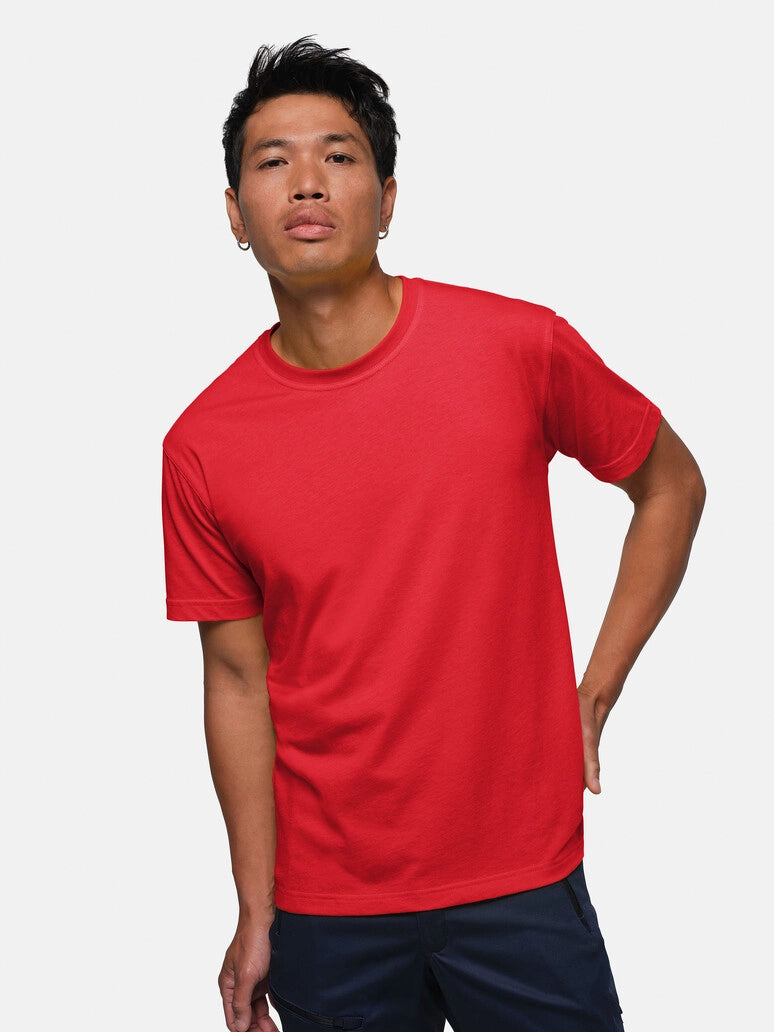 Unisex T-Shirt Performance Mikralinar® Red by Hakro -  ChefsCotton